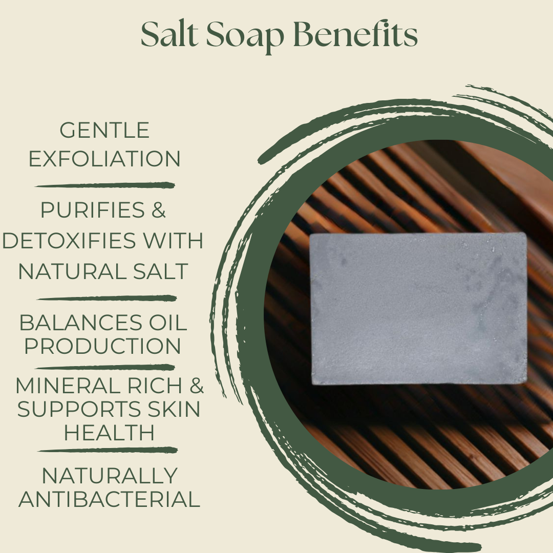 Storm Handmade Natural Salt Soap Bar, 5 oz-Bar Soap-Perfectly Natural Soap