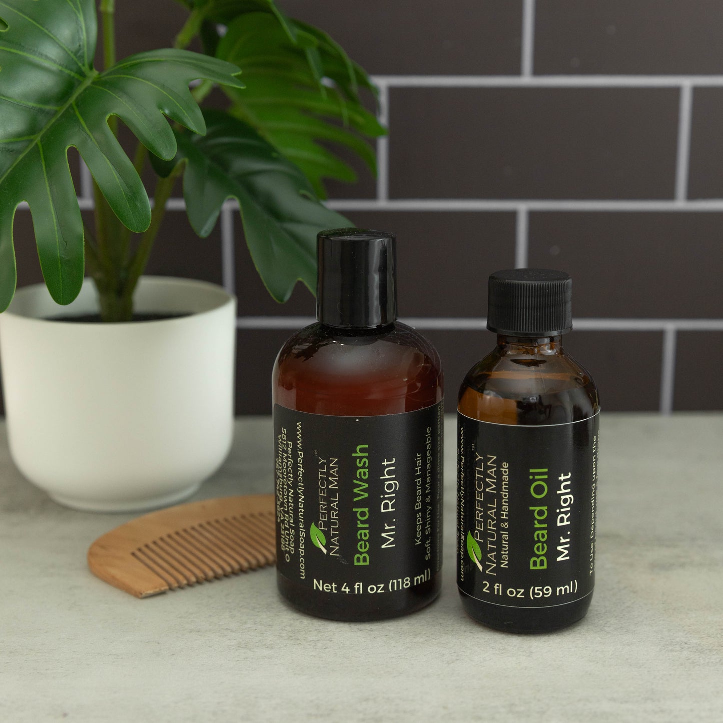 Beard Wash, Choice of Scent, 4 oz-Men-Perfectly Natural Soap
