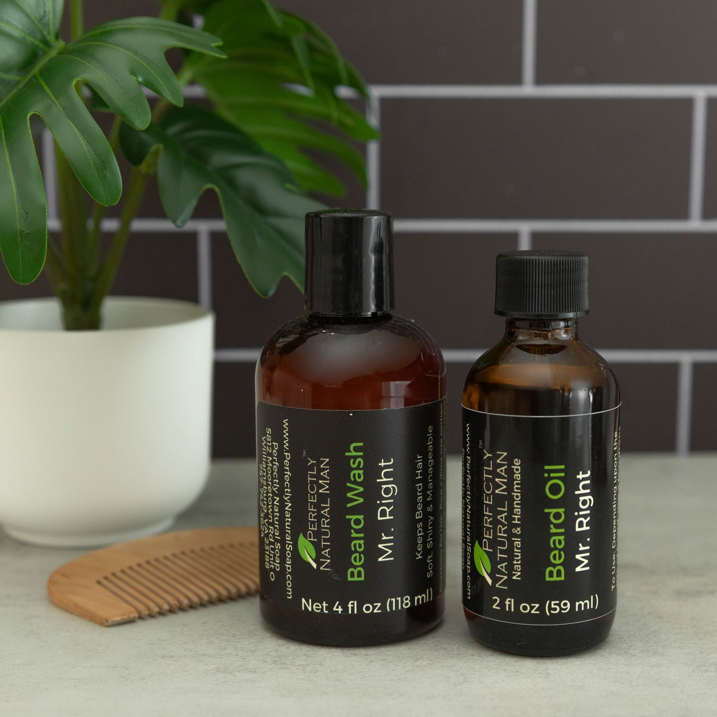 Beard Wash, Choice of Scent, 4 oz-Men-Perfectly Natural Soap