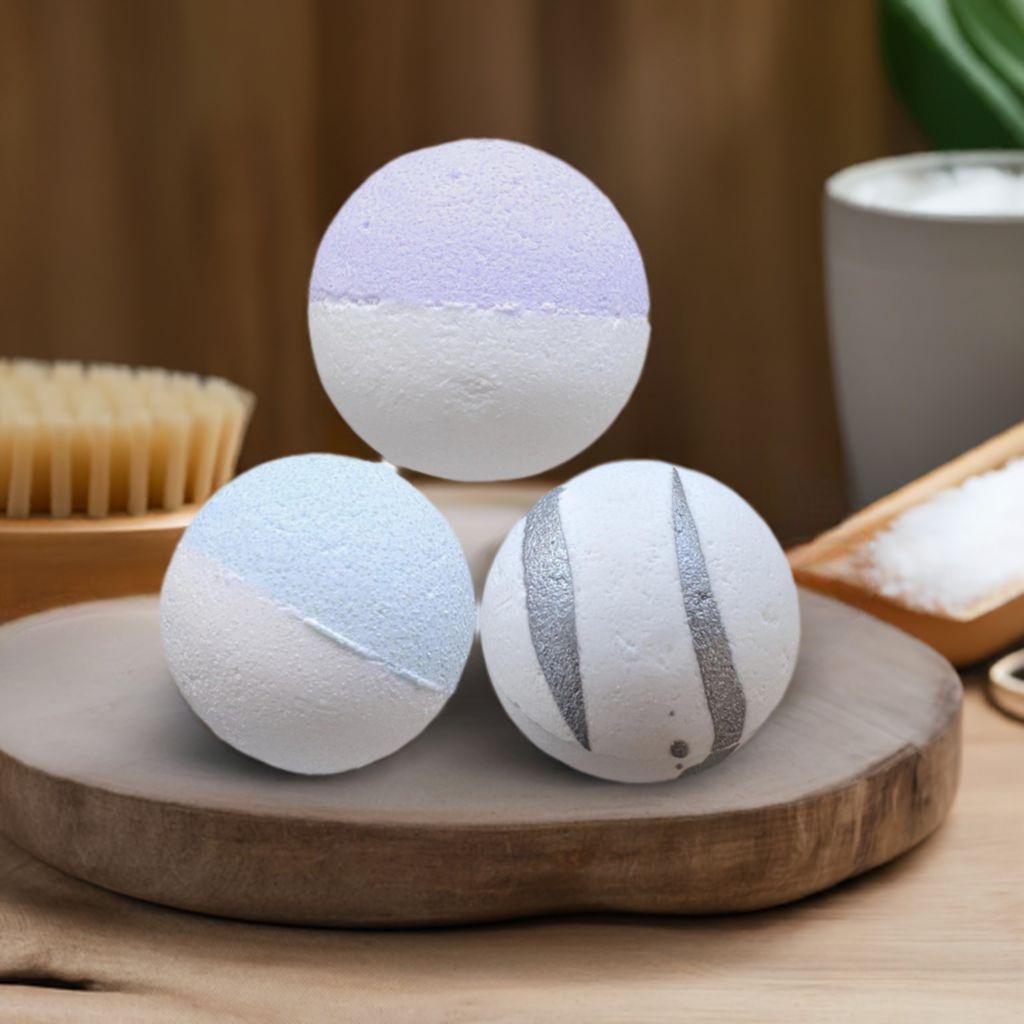 Bubble Bath Bombs, 4 oz-Bath Soaks, Oils & Salts-Perfectly Natural Soap