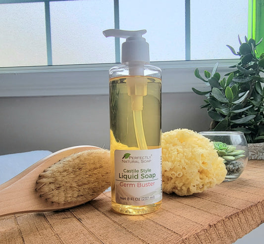 Castile Style Liquid Soap - Choice of Scent-Liquid & Foaming Soap-Perfectly Natural Soap