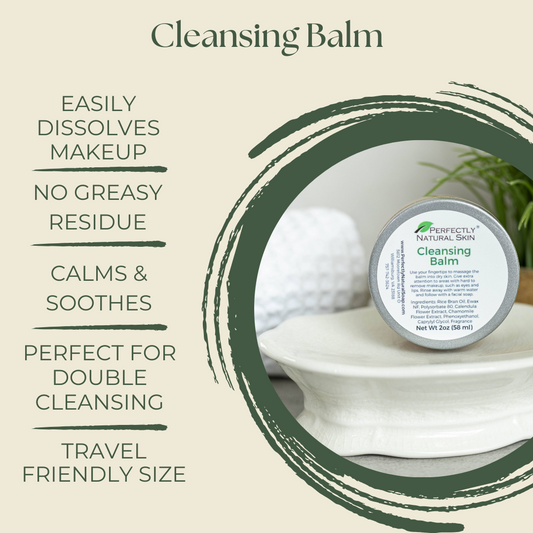 Cleansing Balm, 2 oz-Facial Care-Perfectly Natural Soap