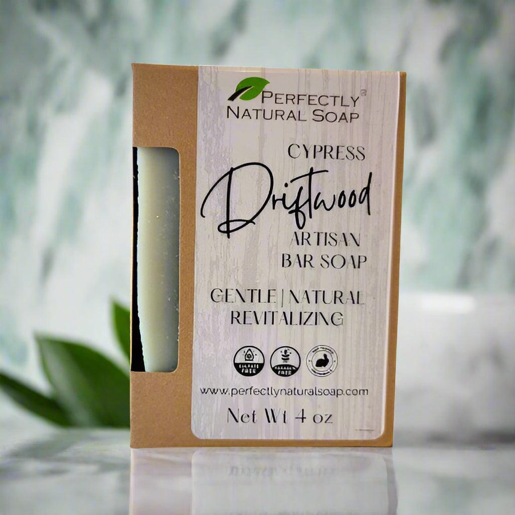 Cypress Driftwood Handmade Natural Soap Bar, 4 oz-Bar Soap-Perfectly Natural Soap