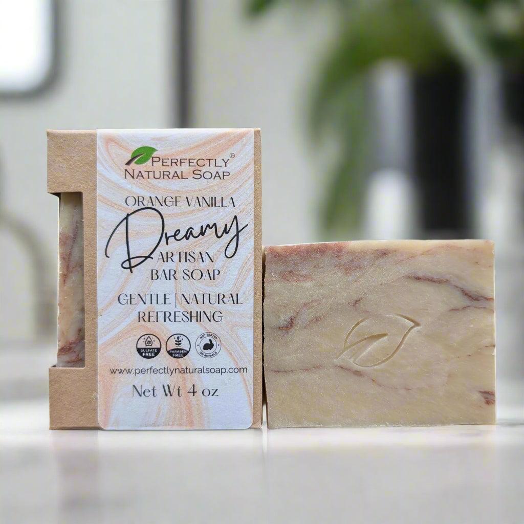 Dreamy Handmade Natural Soap Bar, 4 oz (Limited Edition)-Bar Soap-Perfectly Natural Soap