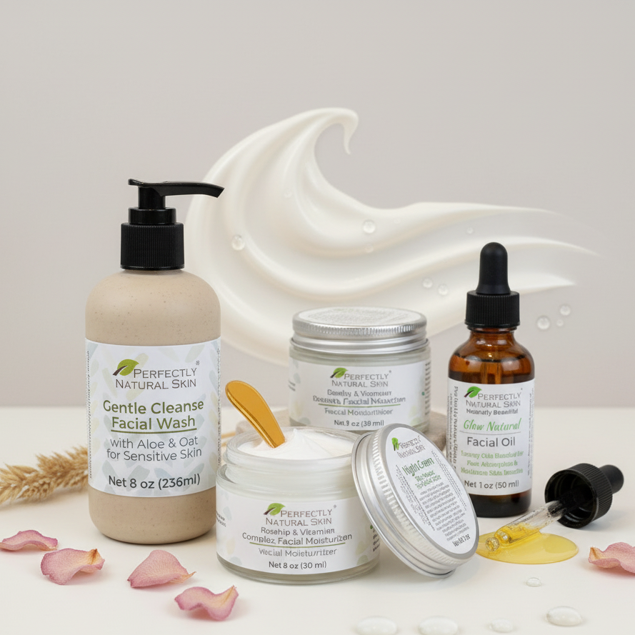Dry Skin Rescue Bundle-Facial Care-Perfectly Natural Soap