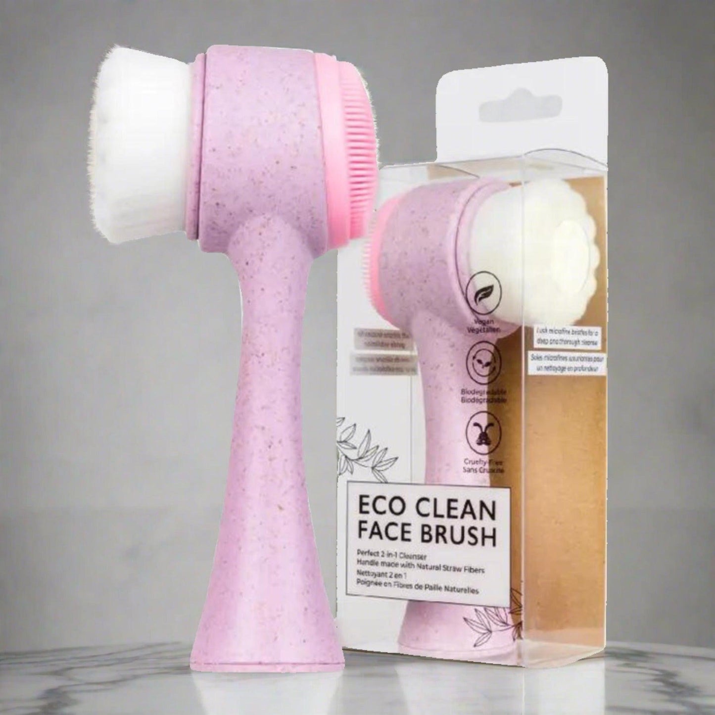 Eco Clean Face Brush, Choice of Color-Bath Accessories-Perfectly Natural Soap