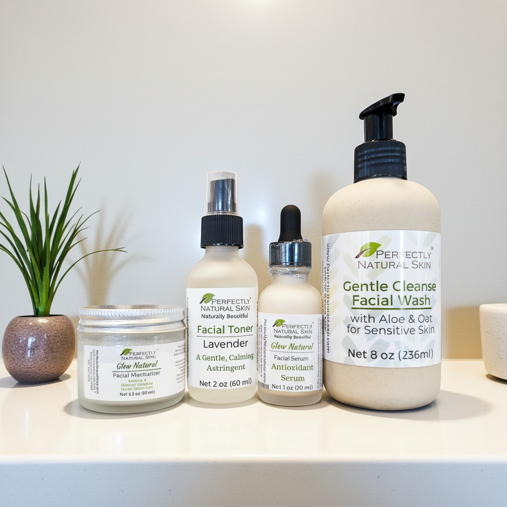 Complete Facial Care Set - Dry/Sensitive Skin-Facial Care-Perfectly Natural Soap