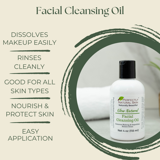 Facial Cleansing Oil, 4 oz-Facial Care-Perfectly Natural Soap