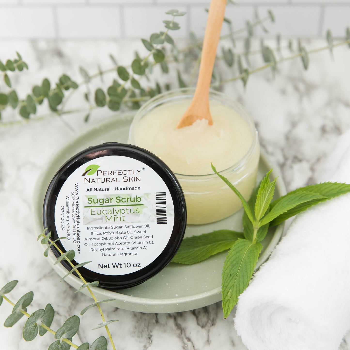 Gentle Exfoliating Sugar Scrub - Choice of Scent-Scrubs-Perfectly Natural Soap