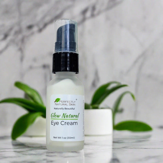 Glow Natural Eye Cream, 1 oz-Facial Care-Perfectly Natural Soap