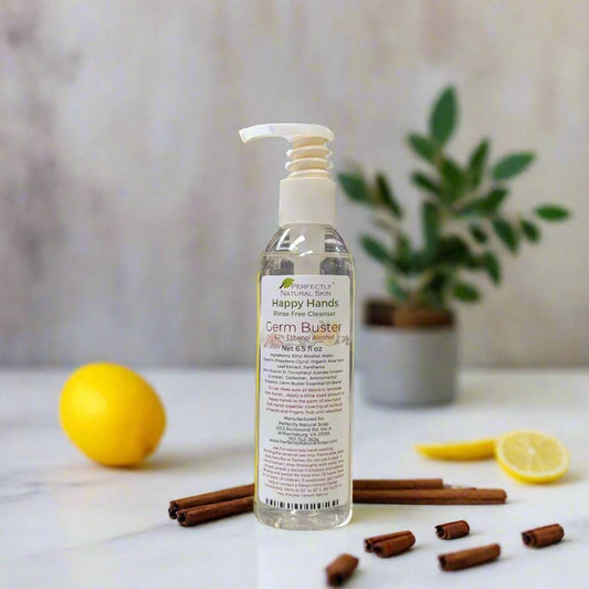 Happy Hands Rinse Free Cleanser, - Choice of Scent-Hands & Feet-Perfectly Natural Soap