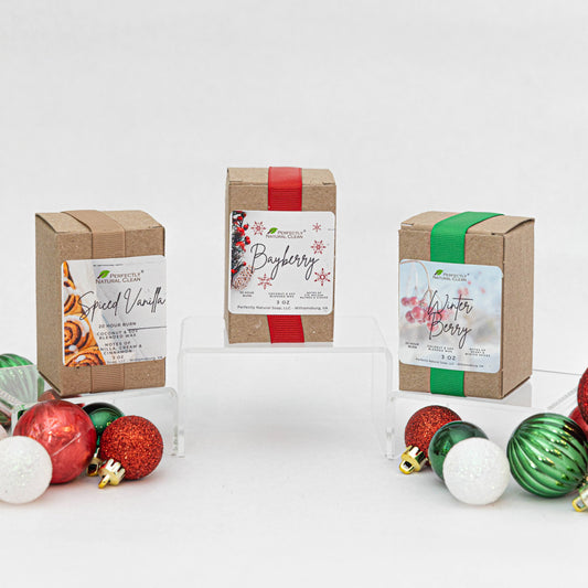 Holiday Boxed Small Candle - Choice of Scent, 3 oz-Candles-Perfectly Natural Soap