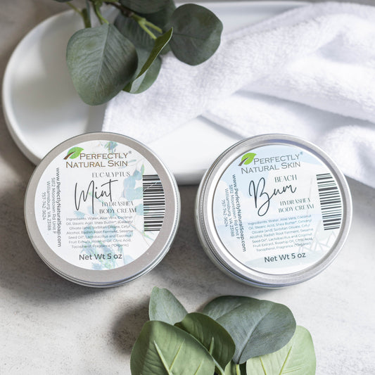 HydraShea Body Cream - Choice of Scent, 5oz-Body Butter-Perfectly Natural Soap