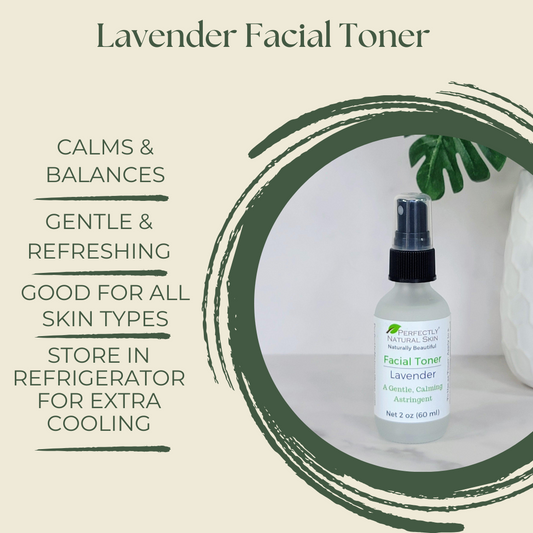 Lavender Facial Toner 2 oz-Facial Care-Perfectly Natural Soap