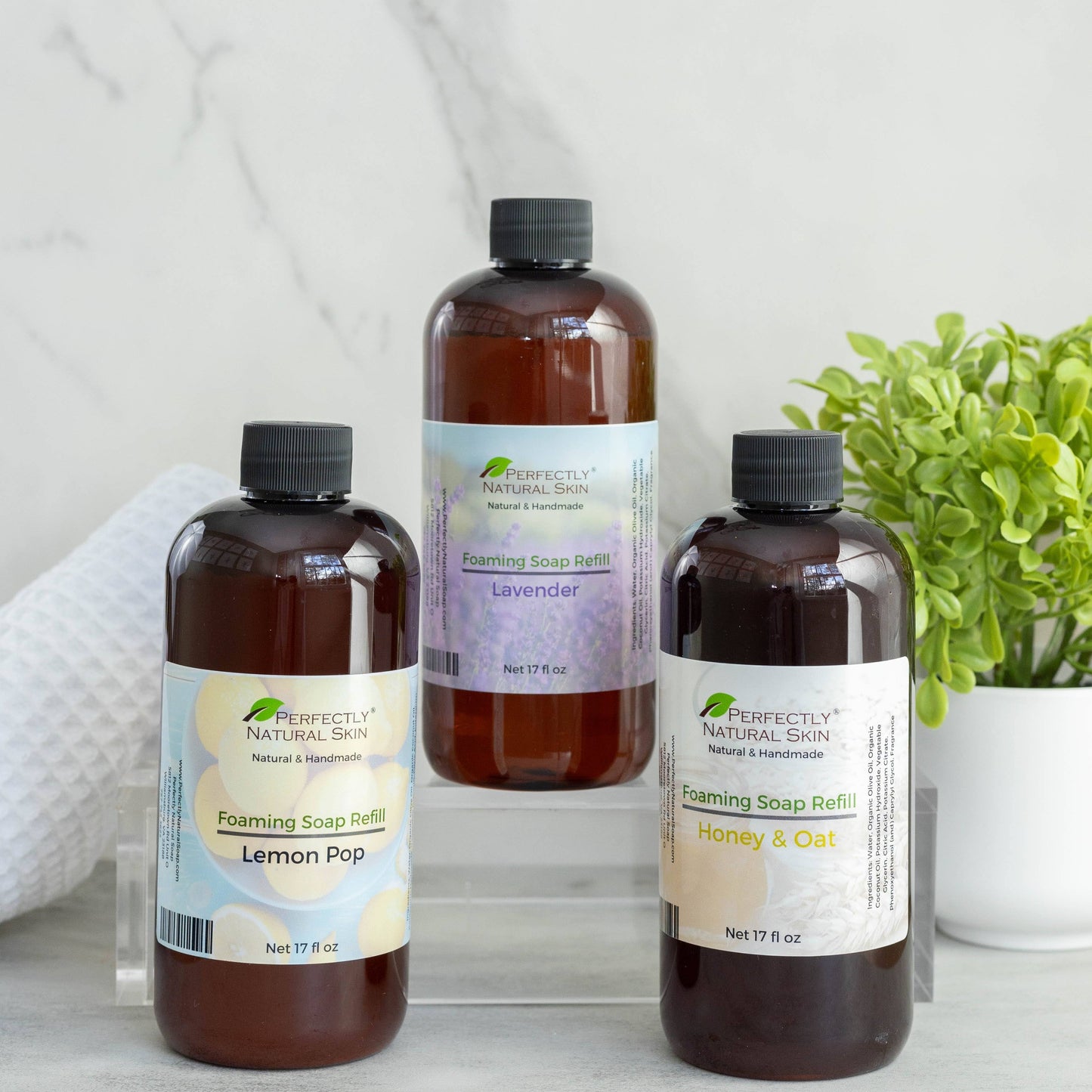 Foaming Hand Soap Refill 17oz | Natural Liquid Soap | Eco-Friendly|Liquid & Foaming Soap