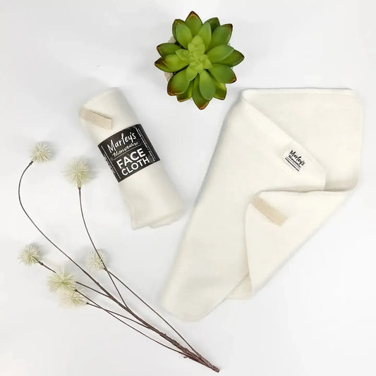 Marley's Monsters Luxury Bamboo Face Cloth, 1 ea-Bath Accessories-Perfectly Natural Soap