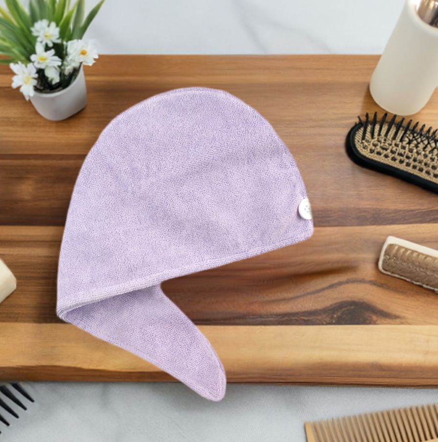 Microfiber Hair Drying Turban, Choice of Color-Natural Hair Care-Perfectly Natural Soap