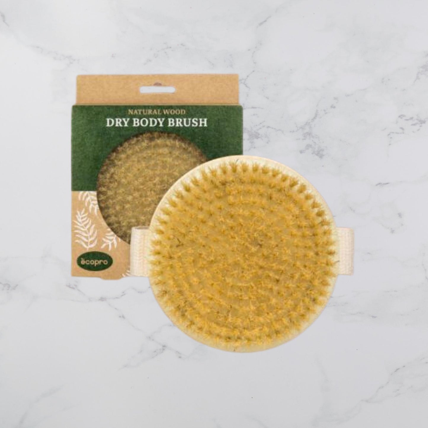 Natural Wood EcoPro Dry Body Brush-Bath Accessories-Perfectly Natural Soap