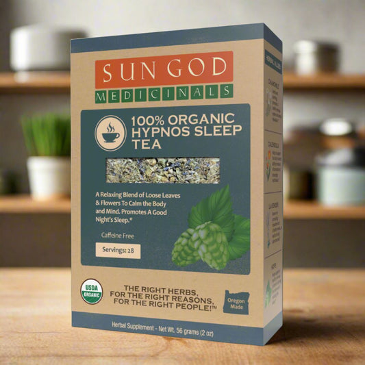 Organic Hypnos Sleep Tea 2oz-Apothecary-Perfectly Natural Soap