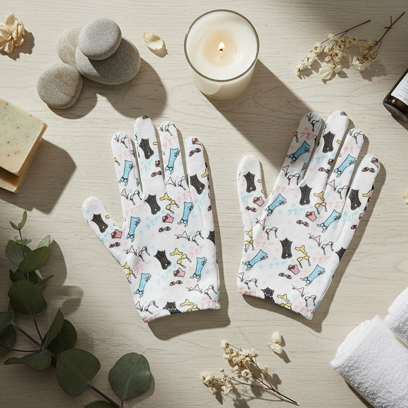 Overnight Softening Gloves, Choice of Color/Pattern-Hands & Feet-Perfectly Natural Soap