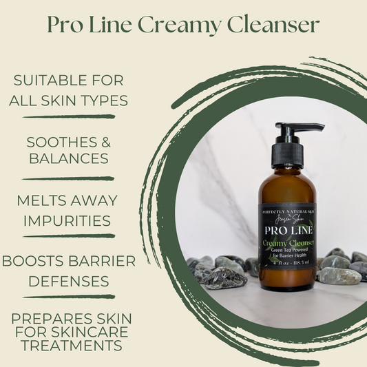 PRO LINE Creamy Cleanser, 4 oz-Facial Care-Perfectly Natural Soap