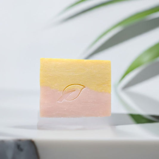 Pink Lemonade Handmade Natural Soap Bar, 4 oz - Seasonal-Bar Soap-Perfectly Natural Soap
