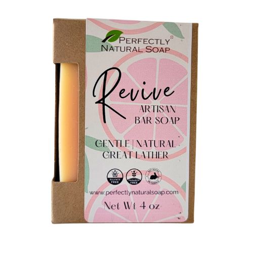 Revive Handmade Natural Soap Bar, 4.oz-Bar Soap-Perfectly Natural Soap