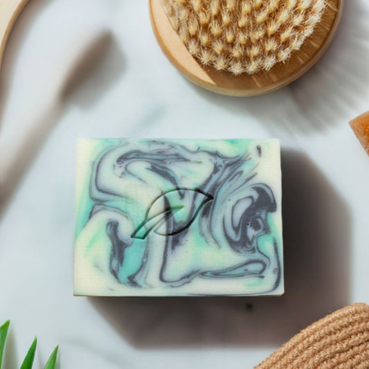Rosemary Mint Handmade Natural Soap Bar, 4 oz-Bar Soap-Perfectly Natural Soap