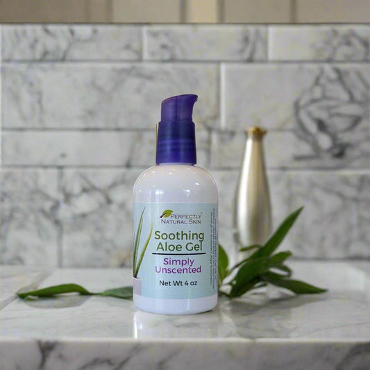 Soothing Aloe Gel, 4 oz-Salves, Gels & Balms-Perfectly Natural Soap