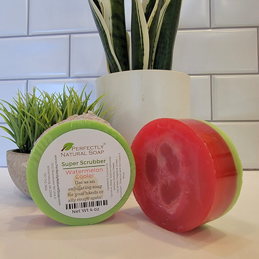 Super Scrubber Loofah Soap, 4 oz-Bar Soap-Perfectly Natural Soap