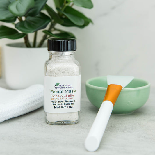 Tone & Clarify - DMAE & Vitamin C Facial Mask-Facial Care-Perfectly Natural Soap