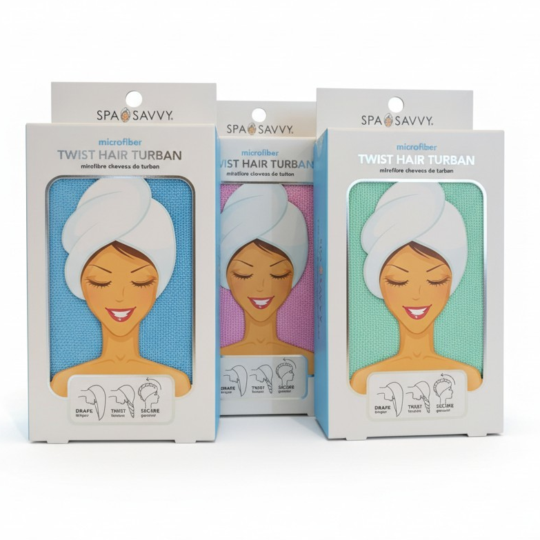 Twist Hair Microfiber Turban|Sale