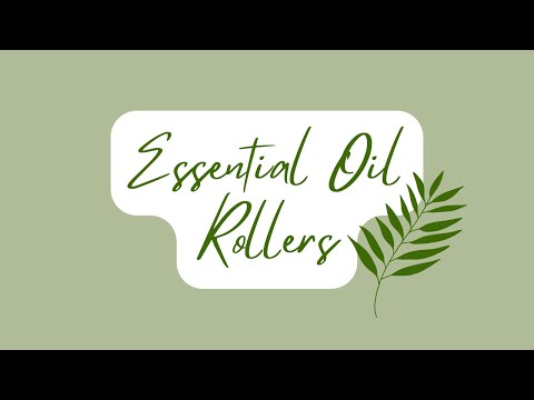 Aromatherapy Essential Oil Roller, Select Variety 10ml