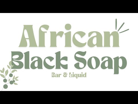 Liquid African Black Soap, Unscented 8 oz