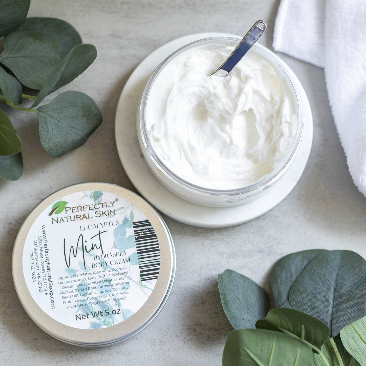 Natural lotions and body butters from Perfectly Natural Soap for deep moisturizing and nourished skin