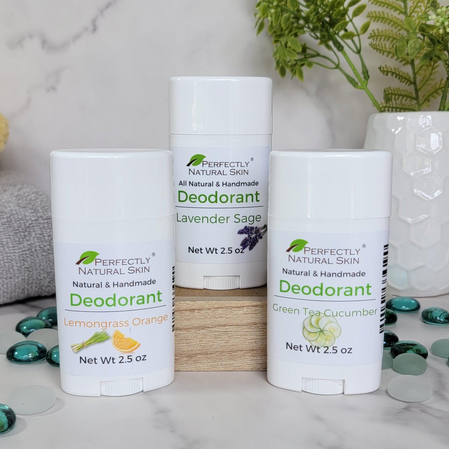 All Natural Deodorant, Regular Strength - Choice of Scent-Deodorant-Perfectly Natural Soap
