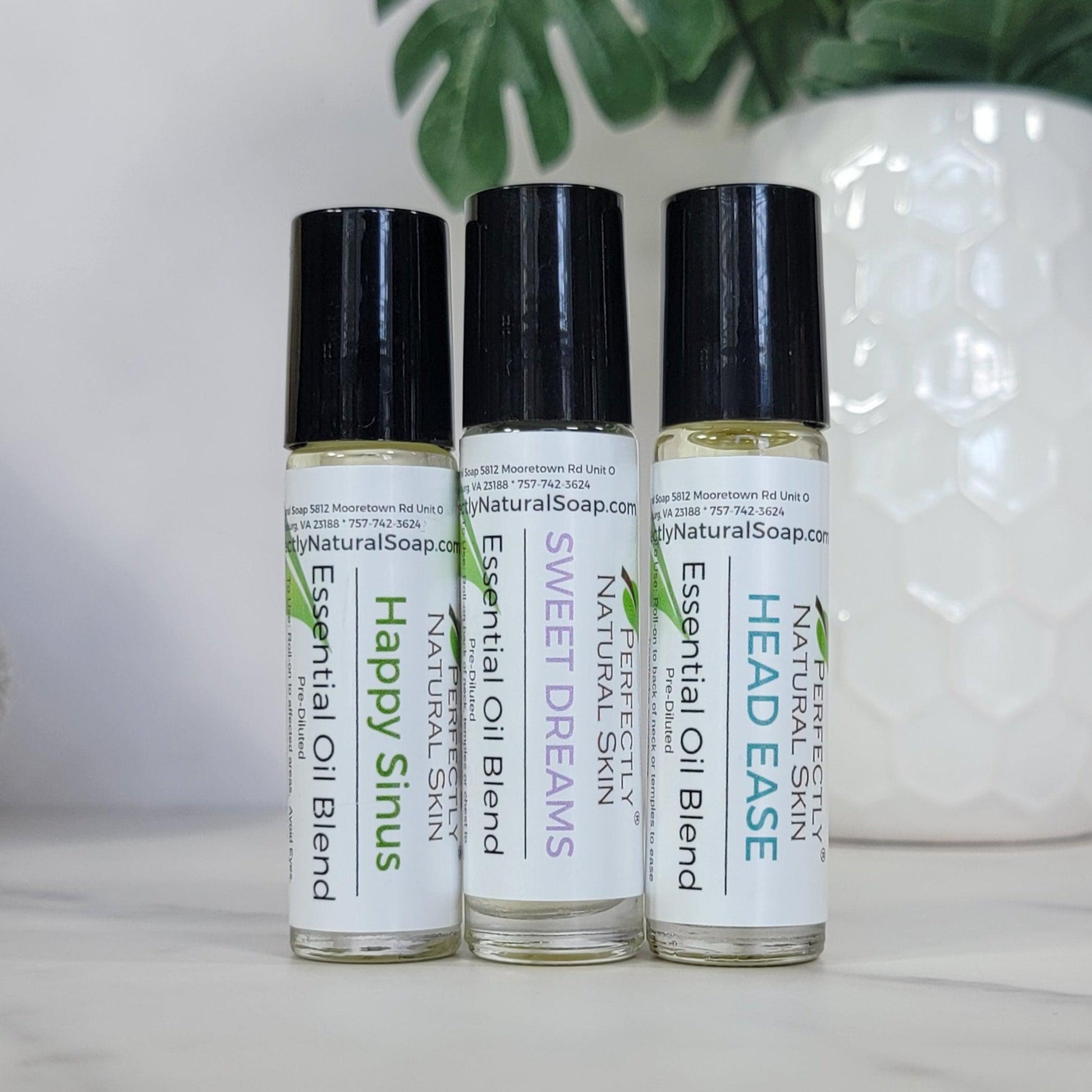Aromatherapy Essential Oil Roller, Select Variety 10ml-Essential Oils-Perfectly Natural Soap