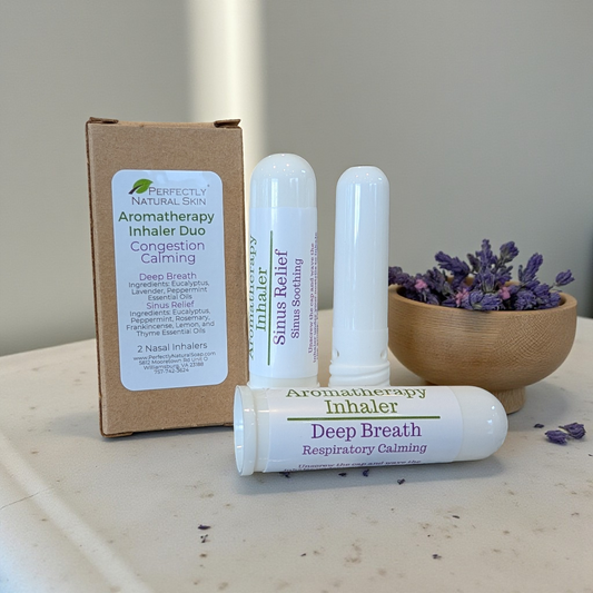 Aromatherapy Nasal Inhaler Duos, Choice of Set-Home & Lifestyle-Perfectly Natural Soap