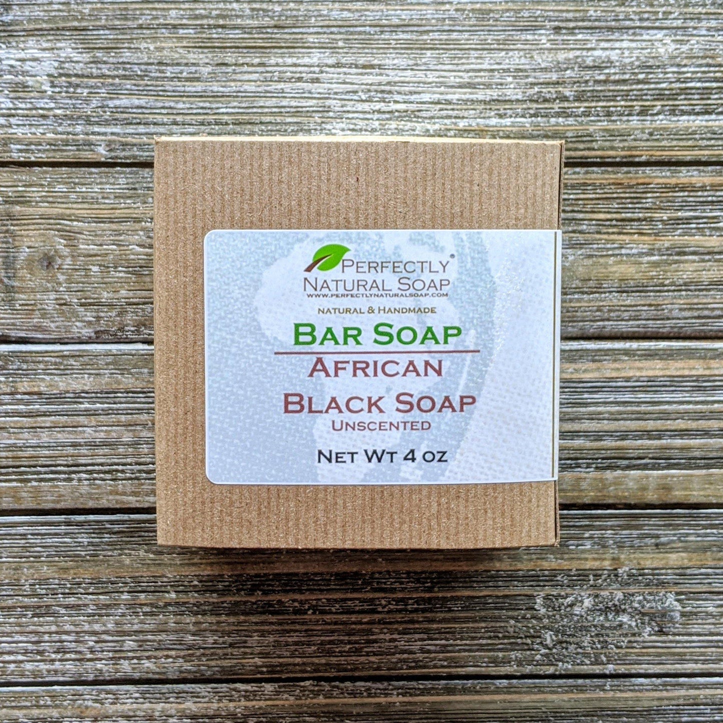Authentic Imported Raw African Black Soap, 4 oz-Bar Soap-Perfectly Natural Soap