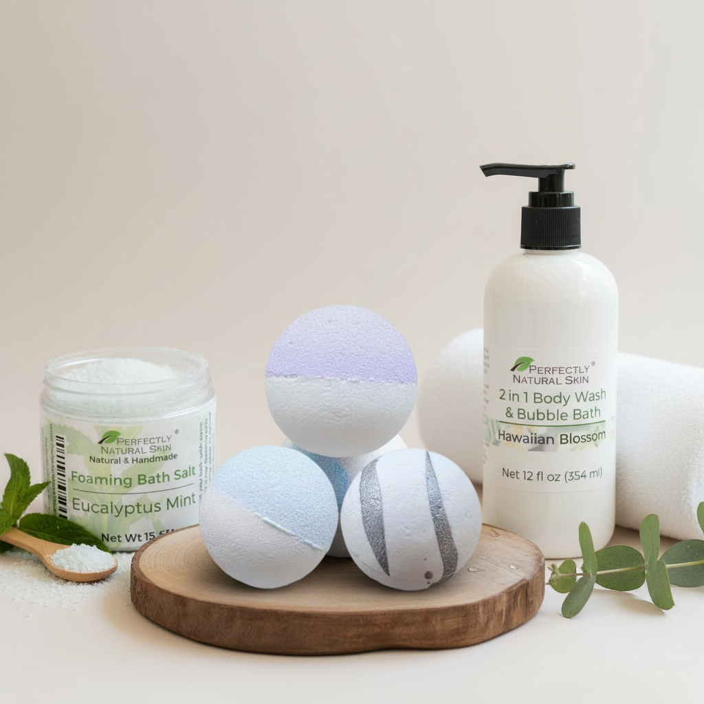 Bath Time Bliss Bundle-Gift Sets / Certificates-Perfectly Natural Soap