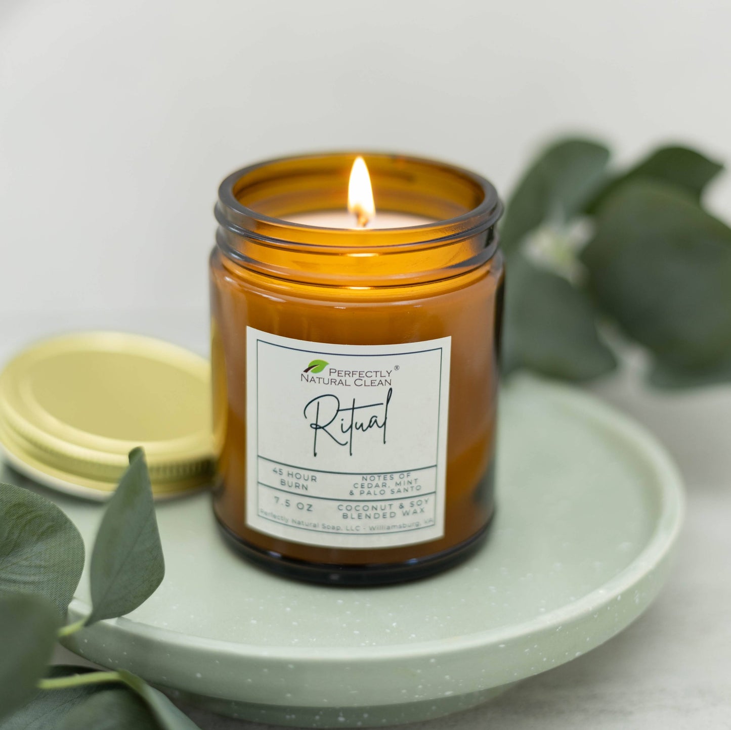 Classic Candle - Choice of Scent, 7.5 oz-Candles-Perfectly Natural Soap