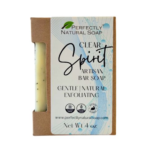Clear Spirit Natural Soap Bar, 4 oz -Limited Edition-Bar Soap-Perfectly Natural Soap