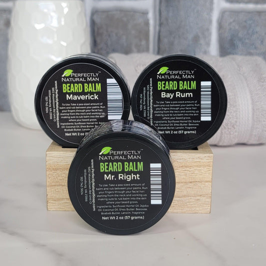 Conditioning Beard Balm, Choice of Scent, 1.5 oz-Men-Perfectly Natural Soap