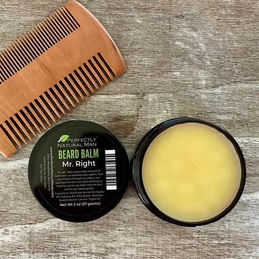 Conditioning Beard Balm, Choice of Scent, 1.5 oz-Men-Perfectly Natural Soap