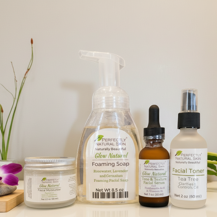 Complete Facial Care Starter Set - Oily Skin-Facial Care-Perfectly Natural Soap