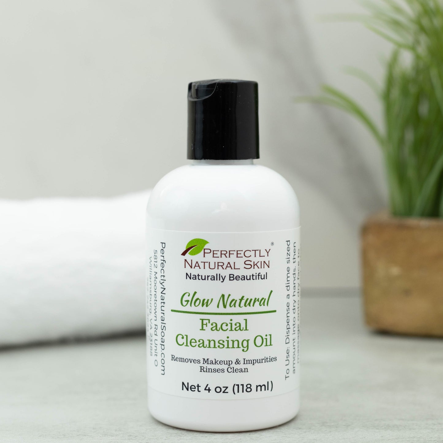 Facial Cleansing Oil, 4 oz-Facial Care-Perfectly Natural Soap