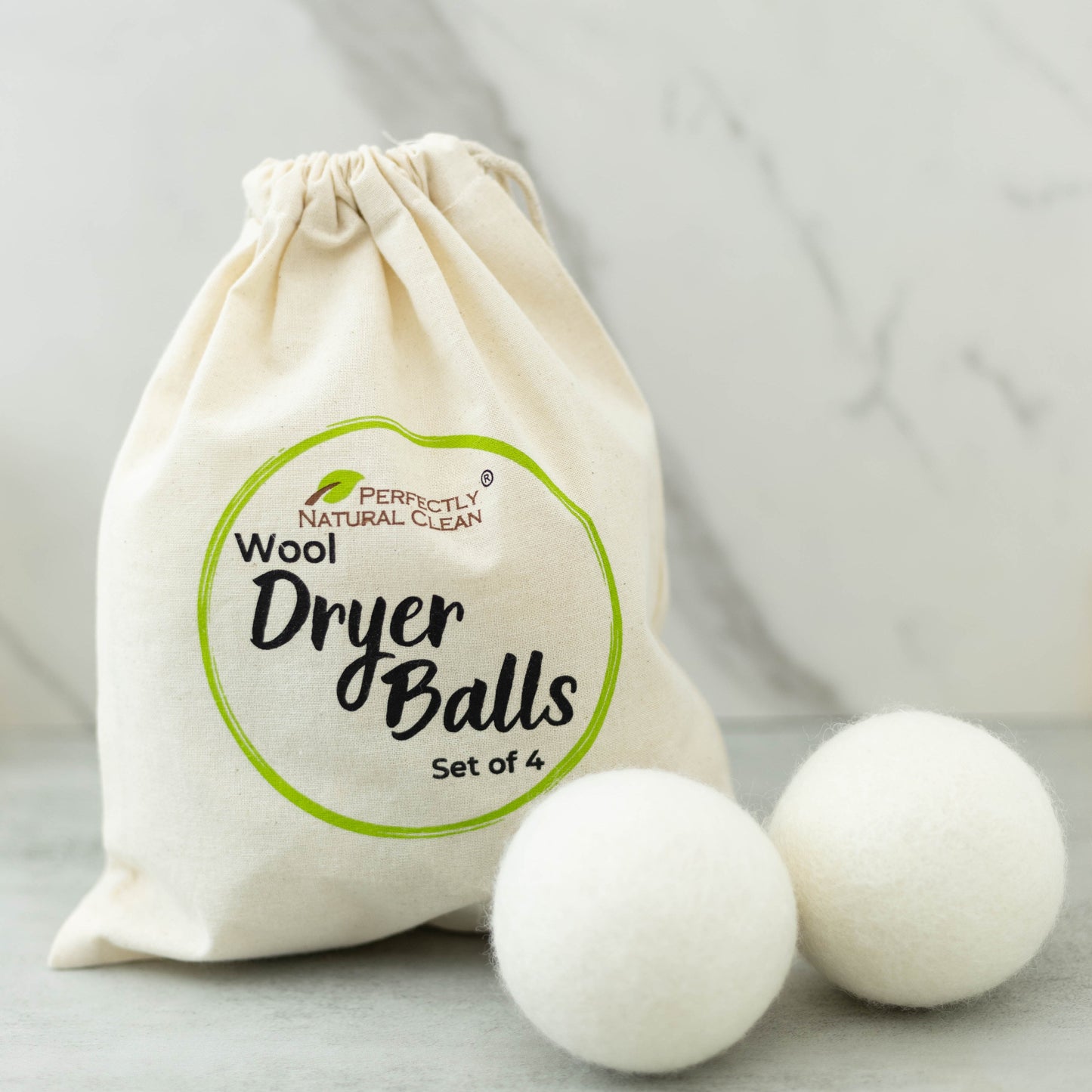 Felted Wool Dryer Balls Set/4-Home & Lifestyle-Perfectly Natural Soap