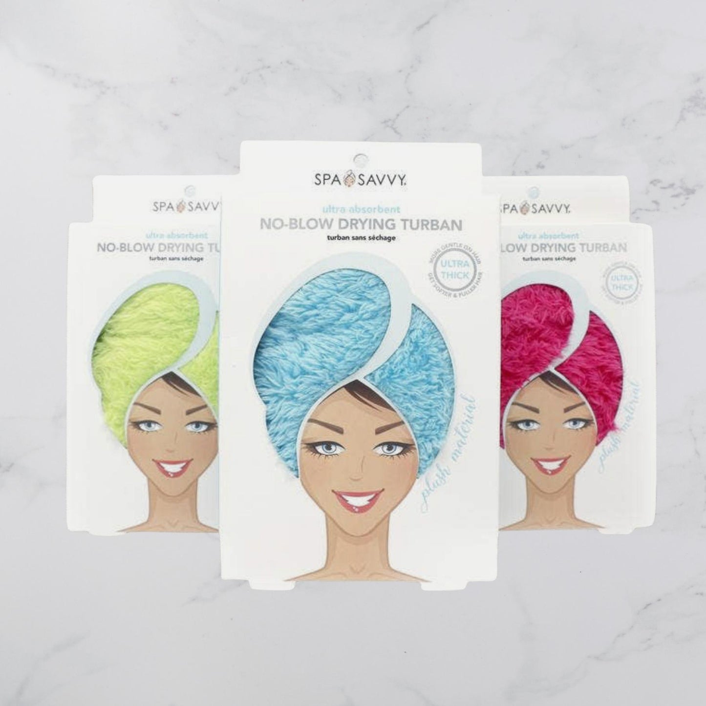 Fuzzy Style Microfiber Hair Drying Turban, Choice of Color-Natural Hair Care-Perfectly Natural Soap