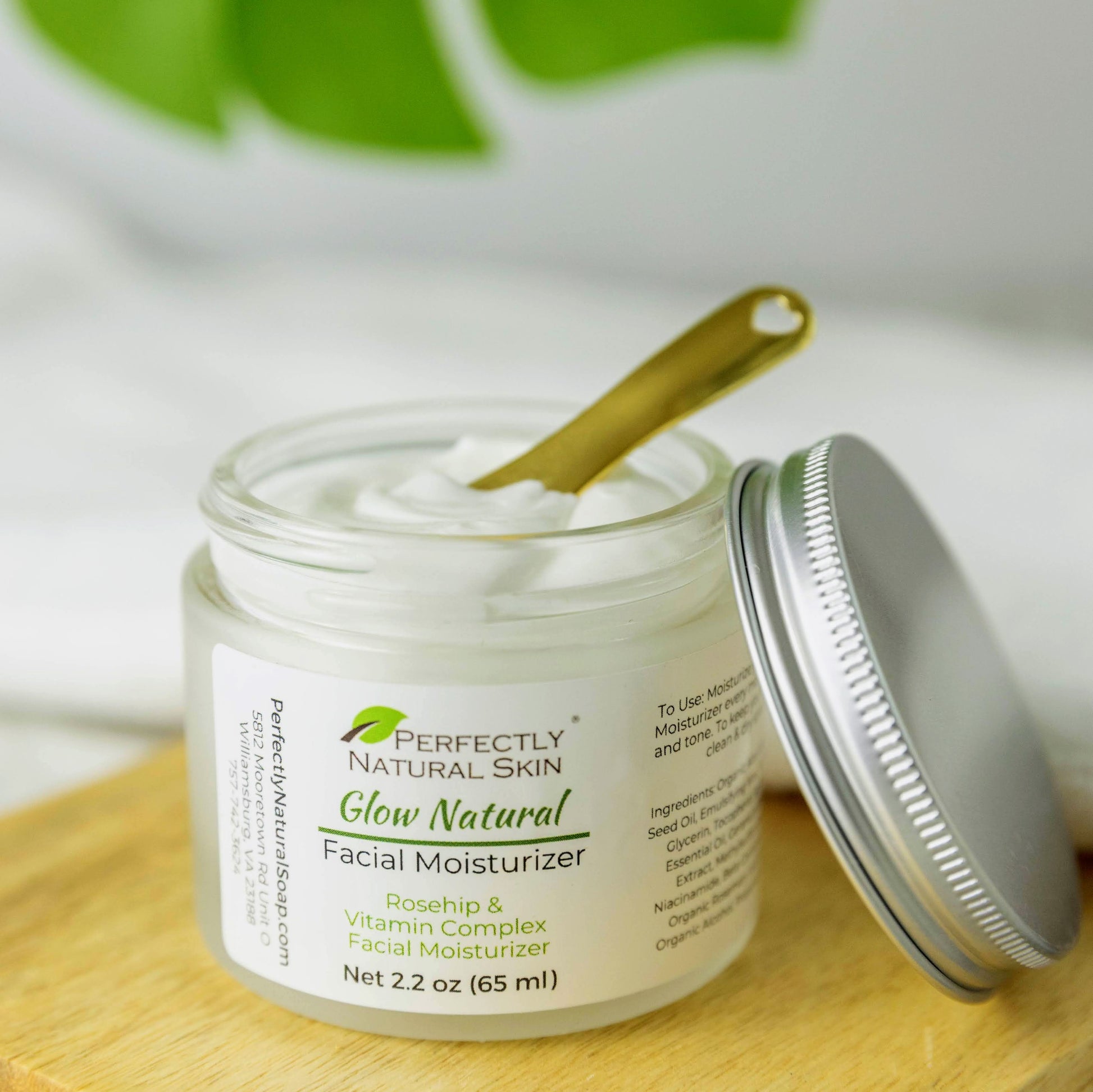 Glow Natural Facial Moisturizer - Rosehip & Vitamin Complex-Facial Care-Perfectly Natural Soap