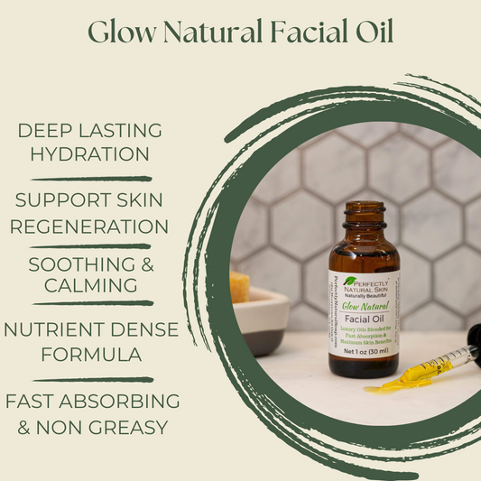 Glow Natural Facial Oil, 1oz-Facial Care-Perfectly Natural Soap